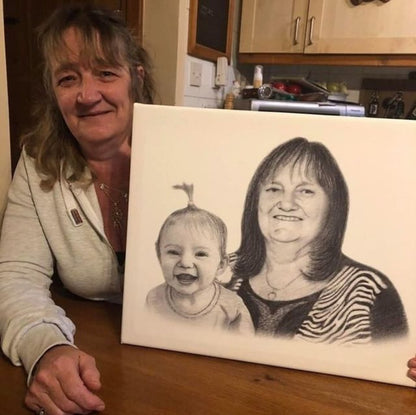 Mother's Day Portrait 🇺🇸 USA DELIVERY - charliesdrawings